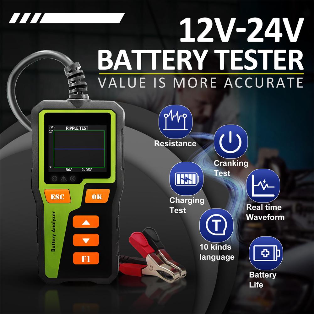BT30 Car Battery Analyser In-vehicle Diagnostic Tool Battery Safety Analyser