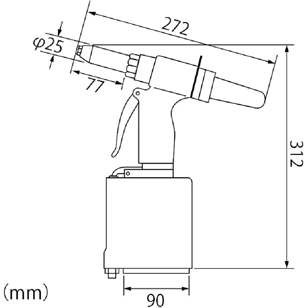 Aviar riveter AR011HX AR011HX