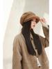 Women's Korean-Style Plush Octagonal Painter Hat - British Fashion, Autumn/Winter, Trendy Newsboy Cap