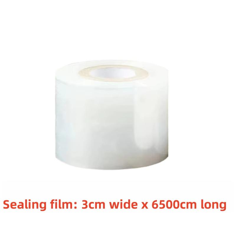 1pc 3cmx1500/6500cm  Leak-Proof Stretchable Wine/Liquor Bottle Seal - Anti-Evaporation, Anti-Aging White Film for Secure Storage