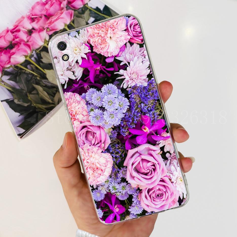 For Xiaomi Redmi 9A Case Stylish Painted Cover Soft Silicone Phone Case For Xiaomi Redmi 9AT 9A Redmi9A Back Cover 6.53'' Bumper