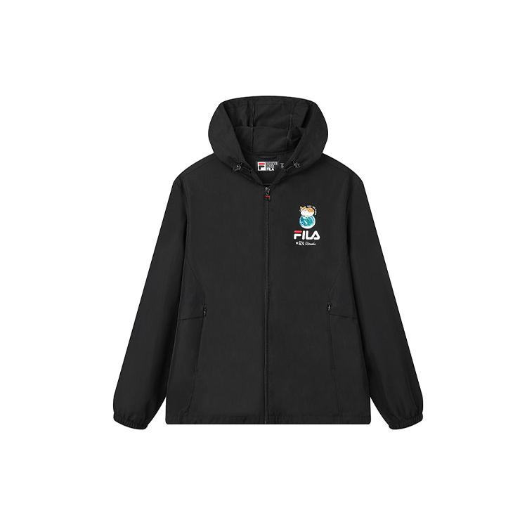 FILA Куртки Мужские Глубокий Черный С Капюшоном Умеренный Другие F11M133798F-BK XL