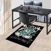 1pc too cool to be me Home Office, Durable Polyester Floor Mat with Easy, Office Decor, Urban Style, Nonslip Backing, Highquality Fabric