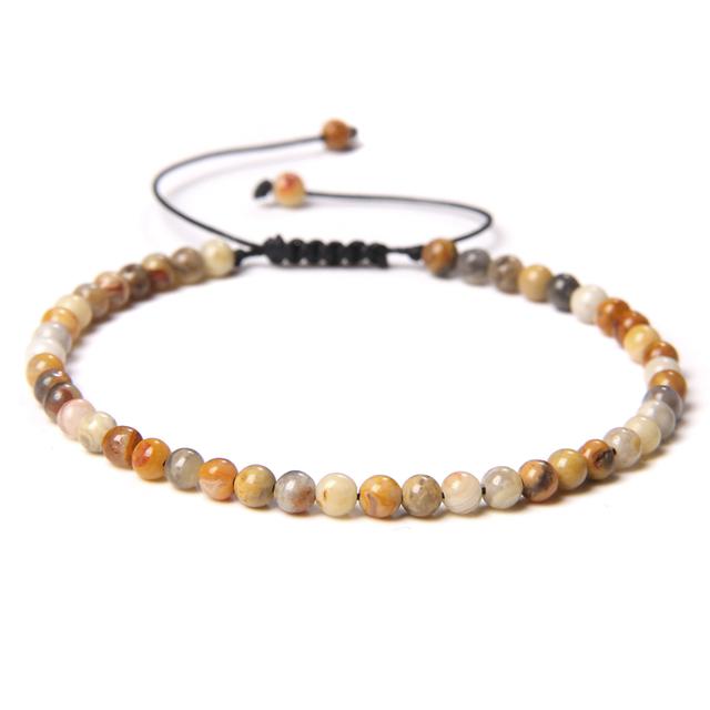 Vintage Naturstein Armband Männer Chakras Perlen Einstellbar Armbänder Wohlhabende Liebe Geschenk Für Frauen Handgemachte Yoga Pulsera Schmuck