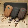 Genuine Leather Car Key Cover Storage Bag for Skoda RS Rapid Yeti Karoq Vision Octavia Kodiaq Kamiq Fabia Car Accessories Tools hkpx25
