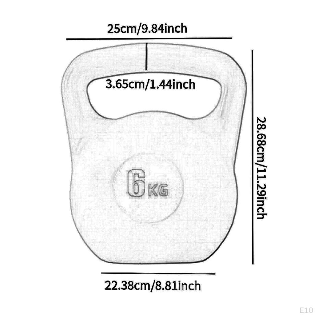 Ergonomische wassergefüllte Kettlebell für Krafttraining