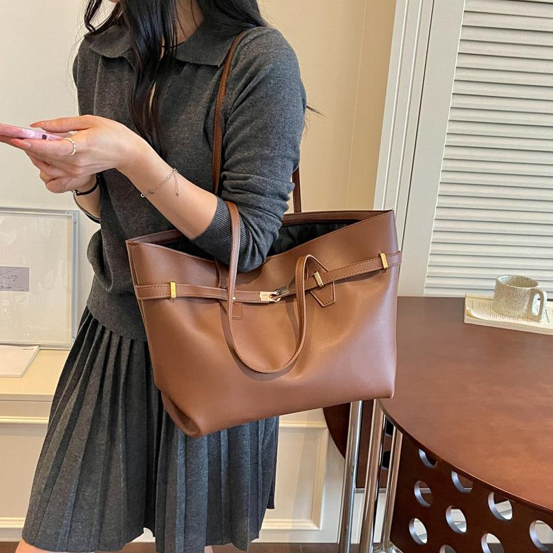 Women Fashion Large Capacity Single Shoulder Underarm Commuter Daily Tote Handbag