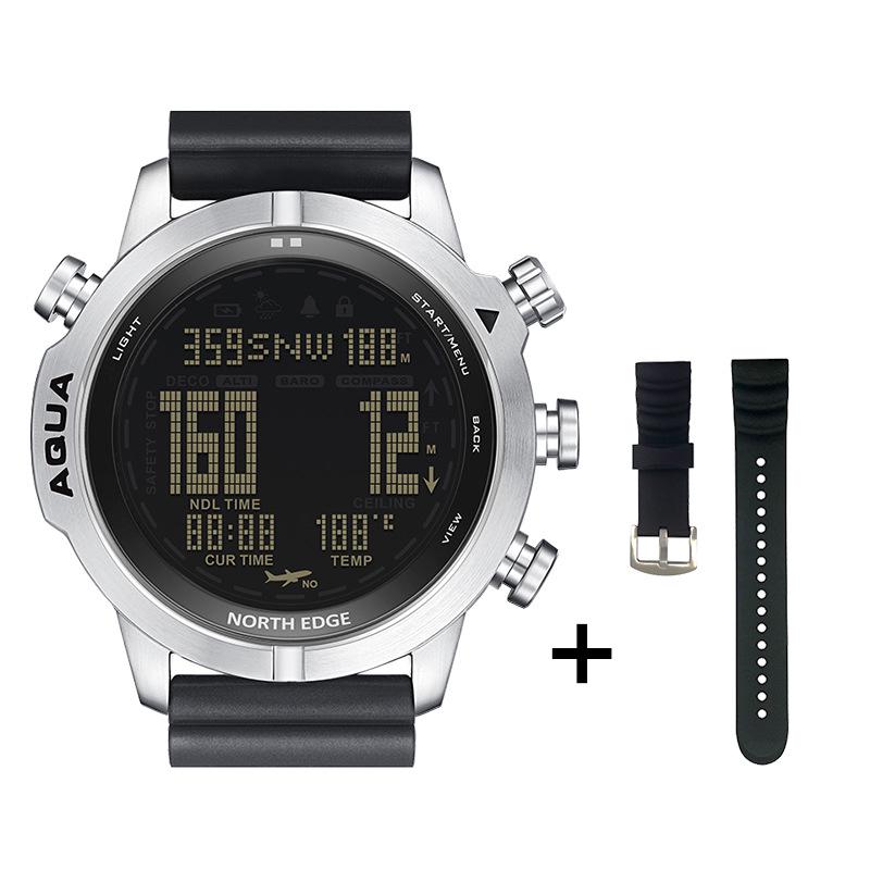 C Sports Outdoor 100m Wasserdichte Smarte Taucheruhr mit Höhenmesser, Thermometer, Kompass & Multifunktionsmerkmalen