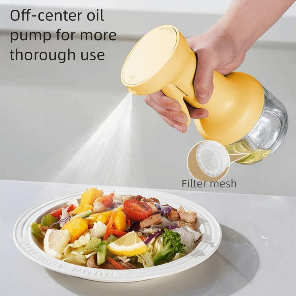 Press Oil Spray 280/450ml Cooking Spray Bottle Refillable Atomized Oil Spray  Air Fryer