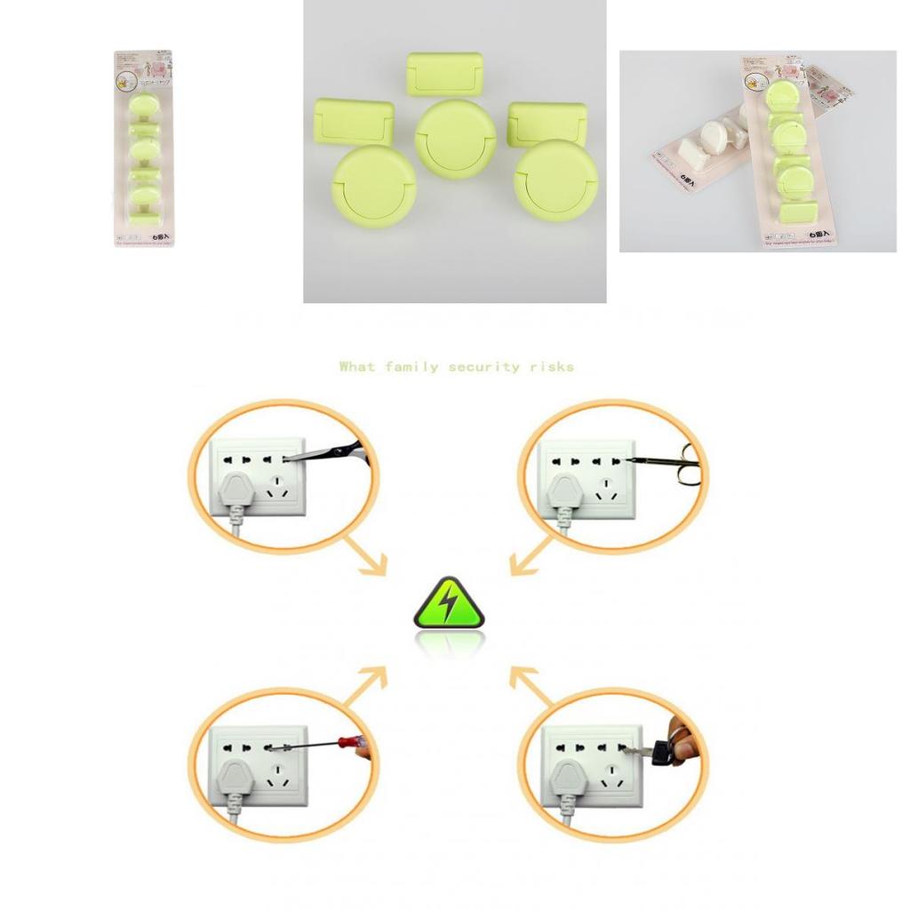 Child Safety Outlet Cover With Secure Seal For Home Childproofing And Electrical Protection