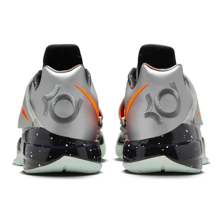 Nike Zoom KD 4 All Star - Galaxy 2024 Men Sneakers Silver Metallic-Silver Total-Orange FD2635-001