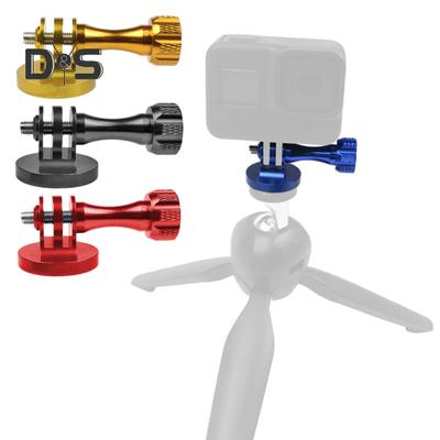 Adaptér pro montáž na stativ pro akční kameru Nerezový odolný proti korozi Jednoduchá instalace Palcový šroub pro montáž na monopod pro Gopro 12