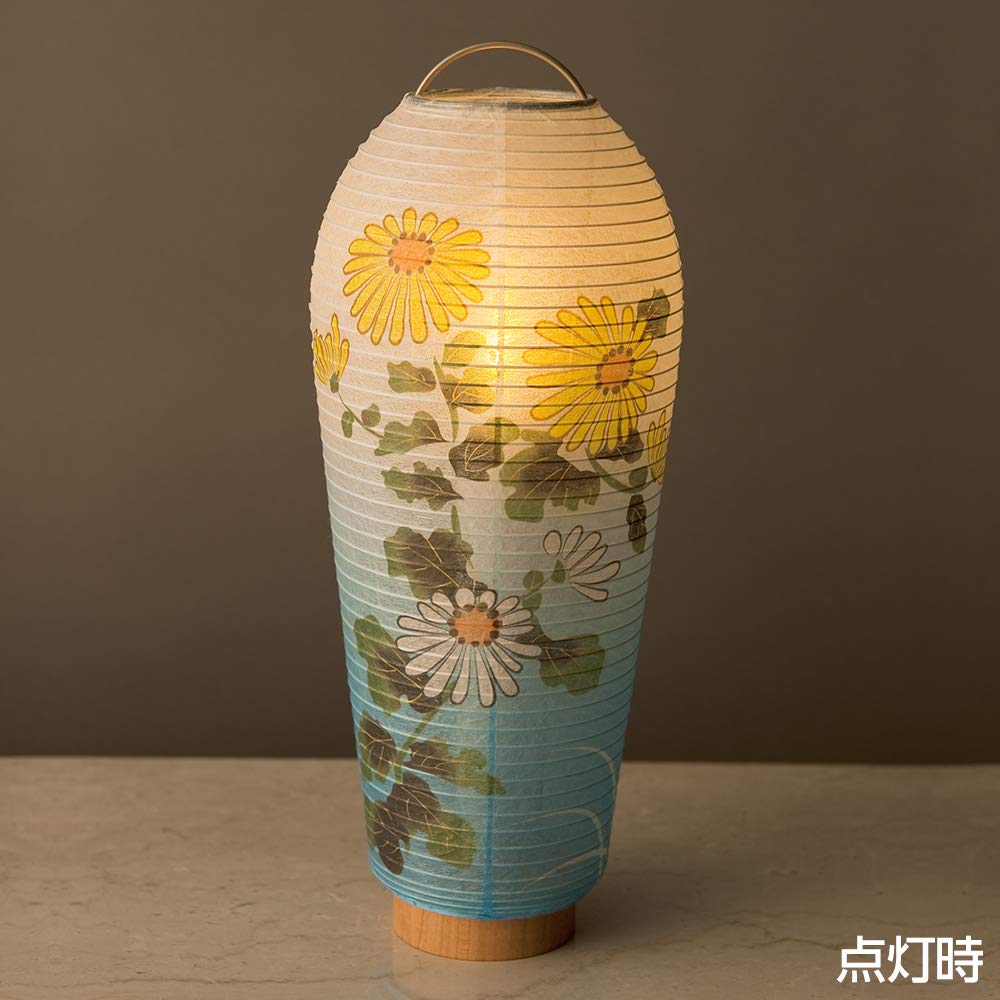 Obchod s buddhistickými oltáři Takita Shoten Mini Bon lucerna Kodama Minogiku Výška 25cm x Průměr ohniště 10cm přírodní bílý washi moderní Bon stolní lucerna