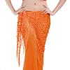 Fashion Tassel Belly Dance Hip Scarf Sequins Bohemian Waist Chain Crochet Dancer Skirt Show Costumes