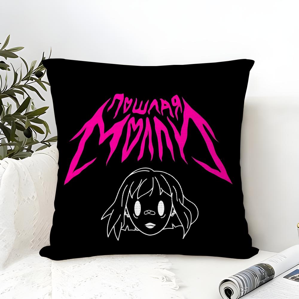 PPoshlaya Molly Band Music Federa per Cuscino Tessuto di Cotone e Lino Quadrata con Cerniera Federa Decorazione per la Casa Soggiorno
