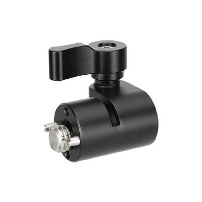15mm Single Hole Tube Clamp Holder with 3/8inch 16 Threaded for Photography Equipment Camera Cage Accessories