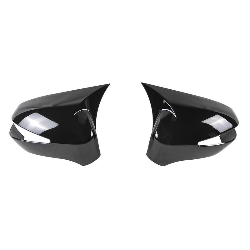 For Honda Civic 8th 2005 2006 2007-2011 ABS Car Rearview Side Mirror Cover Wing Cap Exterior Door Housing Trim Adhesive Sticker