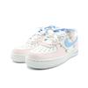 Nike Air Force 1 Pink Peach Chenhai Abrasion Resistant Low Top Skateboard Shoes Women's Pink Blue FV3654-111(Team641-)