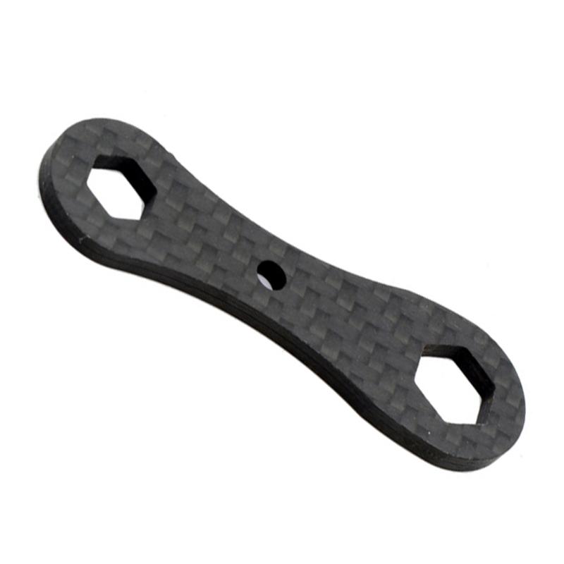 Small Hex Wrench Carbon Fiber Wrench 8/10mm Spanner 61mm/2.4-inch Length Compact-size Durable- Suitable for FPV Motor