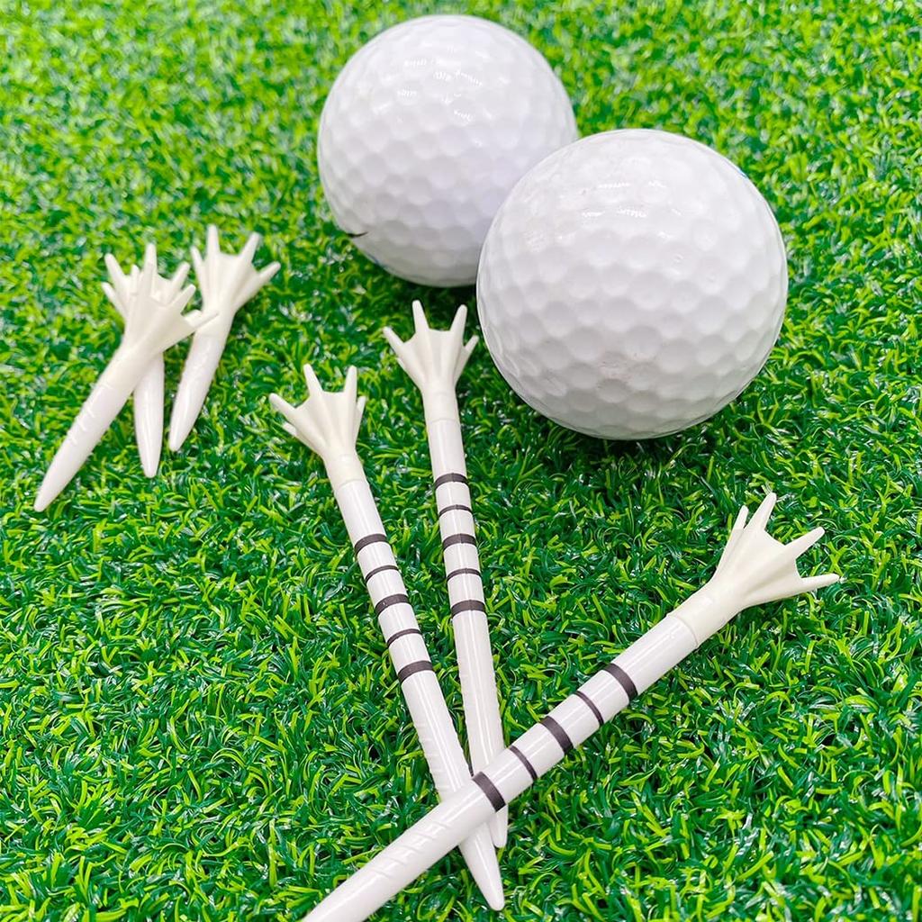DAIYA GOLF Tomahawk Tee Line Short tees White & (6 total) TE-513