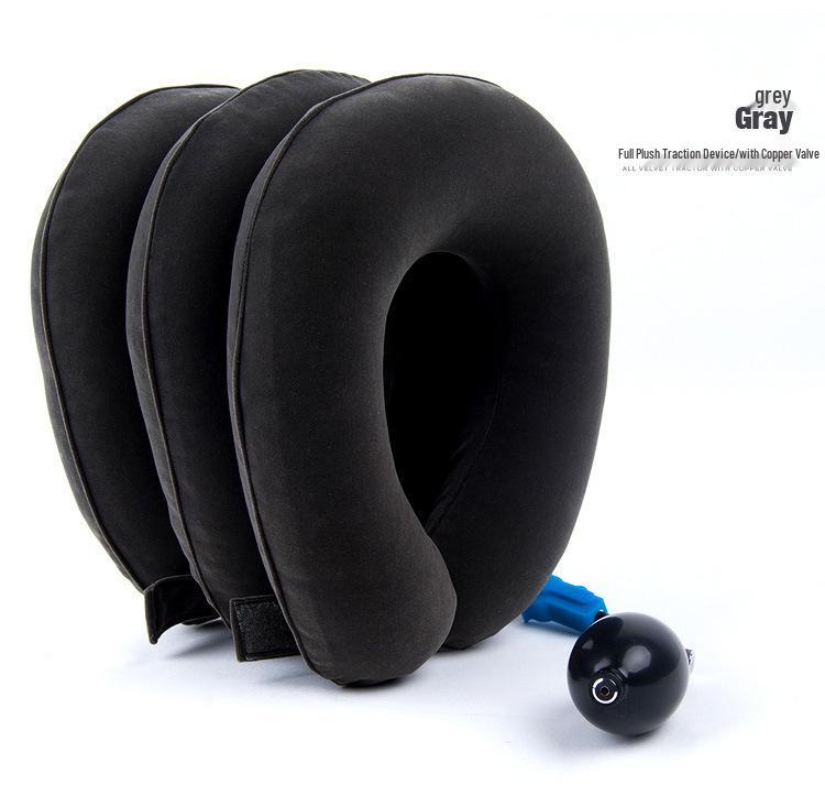 Cervical Traction Device & Inflatable Neck Support Pillow for Spine Alignment