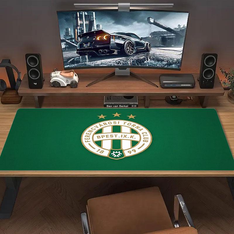Ferencvárosi Torna Club Large Size Mouse Pad Large Gaming Table Cushion Non-slip Laptop Tablet Big Mousepad XXL Mat Mini PC Playmat With Lock edge