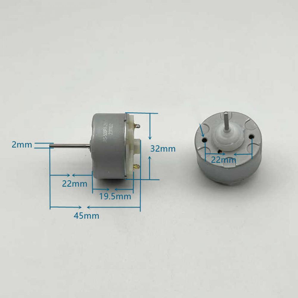 3-7.4V DC Carbon Brush Motor 8300-20000 RPM Blender Motor Fit for Small Household Appliances, Milk Frothers, Mixing Cups