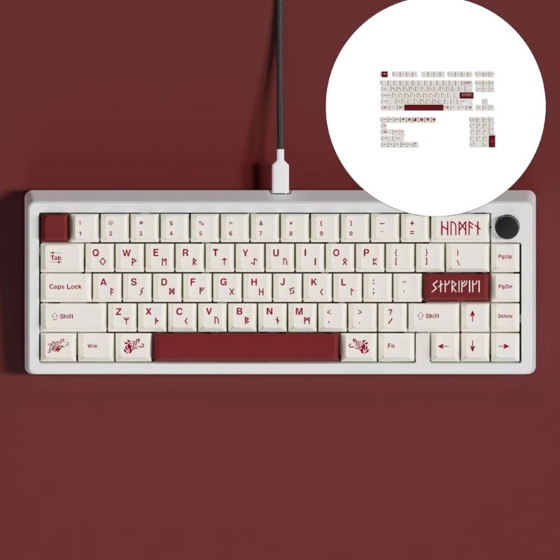 Keycaps Tema Sacrificio di Sangue PBT Sublimazione a Colore Profilo Originale per Tastiere Meccaniche 61/64/75/87/98/104