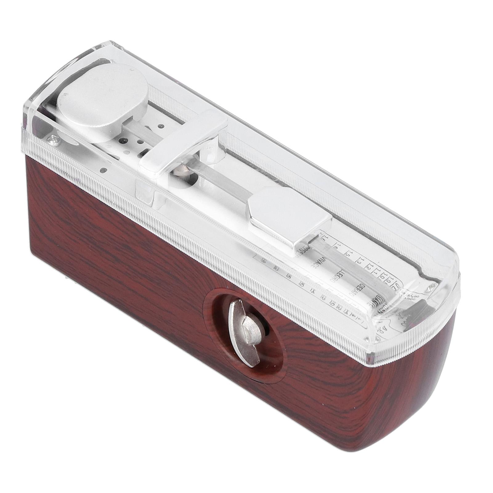 

Мини Механический Метроном Универсальный Портативный Традиционный для Фортепиано Укулеле Гитары Скрипки Бордовый вино красного