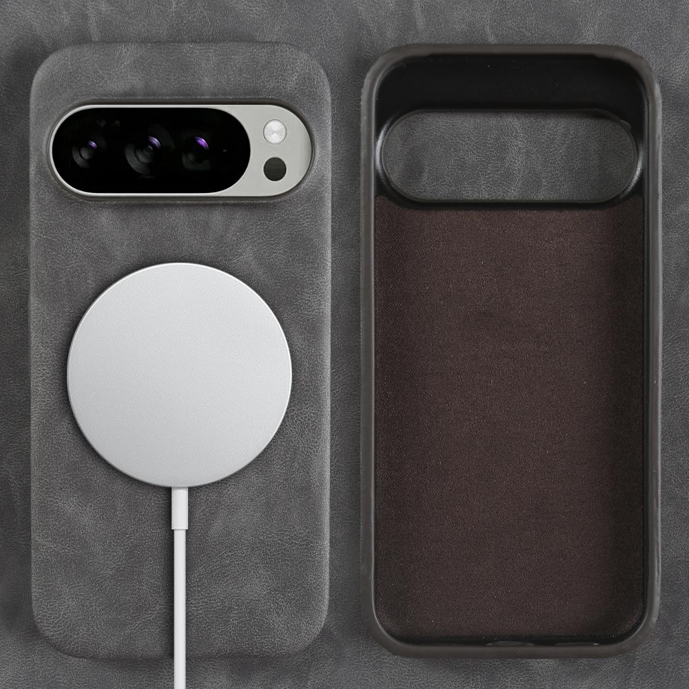 For Magsafe Case For Google Pixel 10 Pro XL 10A 9 Pro XL 9A 8 Pro 8A 7A 6A 5A 5 6 7 Pro Premium Leather Case Phone Back Cover