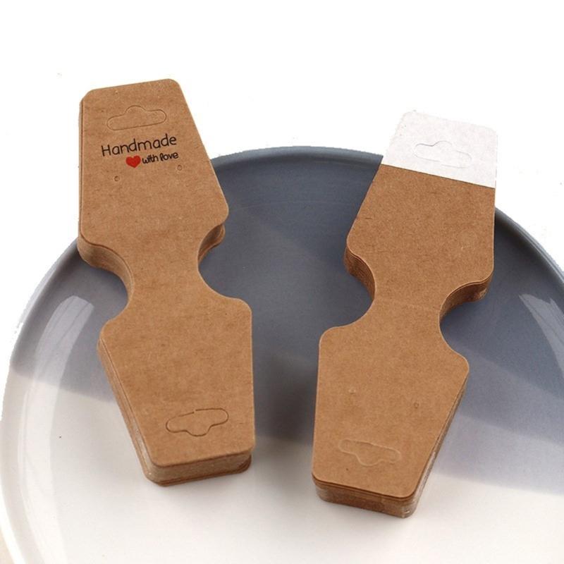Beautiful Jewelry Charm Display Lable Cards Practical Necklace Packaging Cardboard for Jewelry Exhibitions and Gift Shop