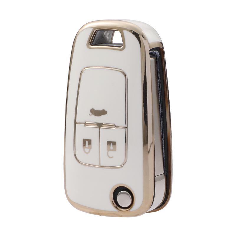 Buick/Chevrolet Key Cover for 2012-2025 Models: Excelle, GT, LaCrosse, Encore, Malibu – Folding Protective Shell