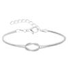 Fashion Minimalist Knot Wrap Couple Bracelet Double Layer Snake Chain Unique Gift for Her