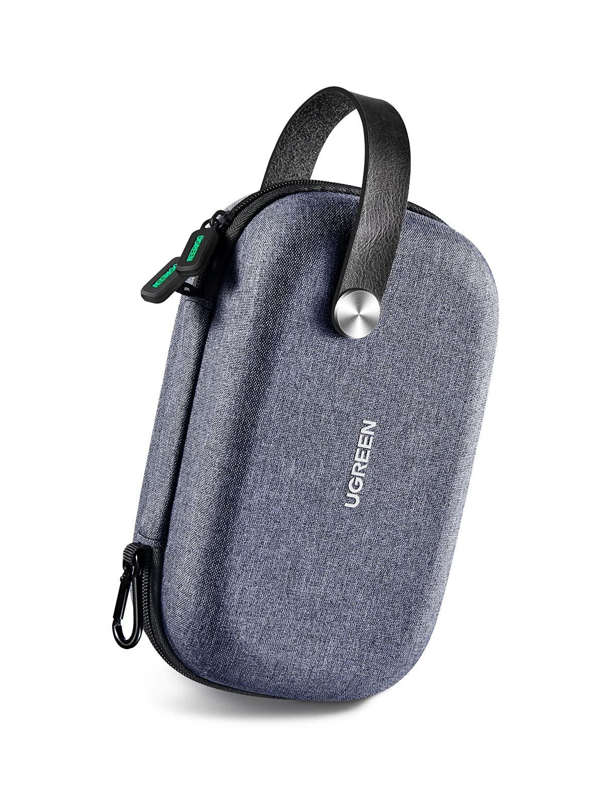 UGREEN Gadget Pouch, Compact PC Peripheral Storage Case, Travel Pouch, Charger, Cable, USB Hub, etc., Protective Case, Small Item Holder, Waterproof,