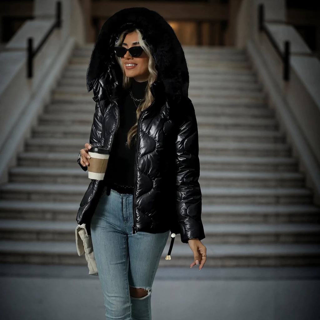 2026 Women's Short Thickened Cotton Jacket Cotton Coat Loose Warm Fashion Cotton Coat Coat