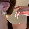 Earrings New Popular Pearl Stud Earrings Women's Niche Design Fashion Temperament High Sense Light Luxury Retro Earrings
