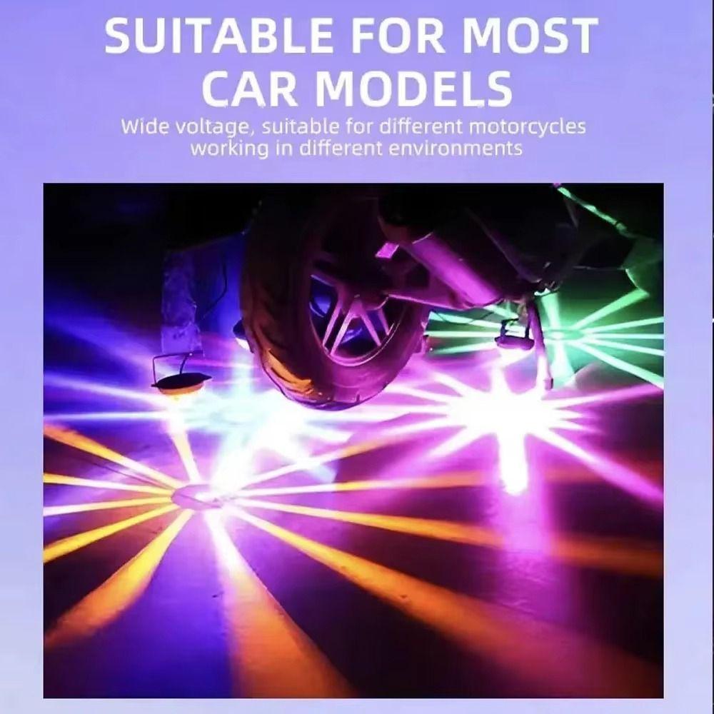 Multi-Color LED Flashing Chassis Tail Light High-Power RGB Underbody Warning Lamp Safety Warning