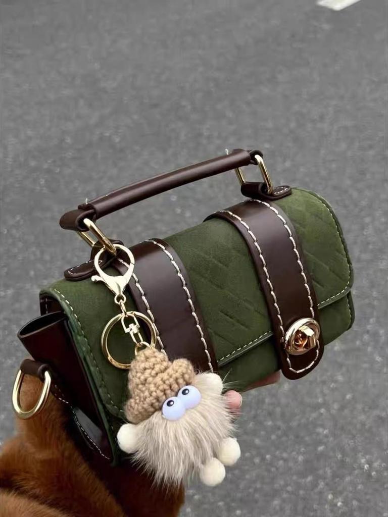 Autumn/Winter 2025 Velvet Mini Crossbody Bag - Cute, Versatile Handheld Design