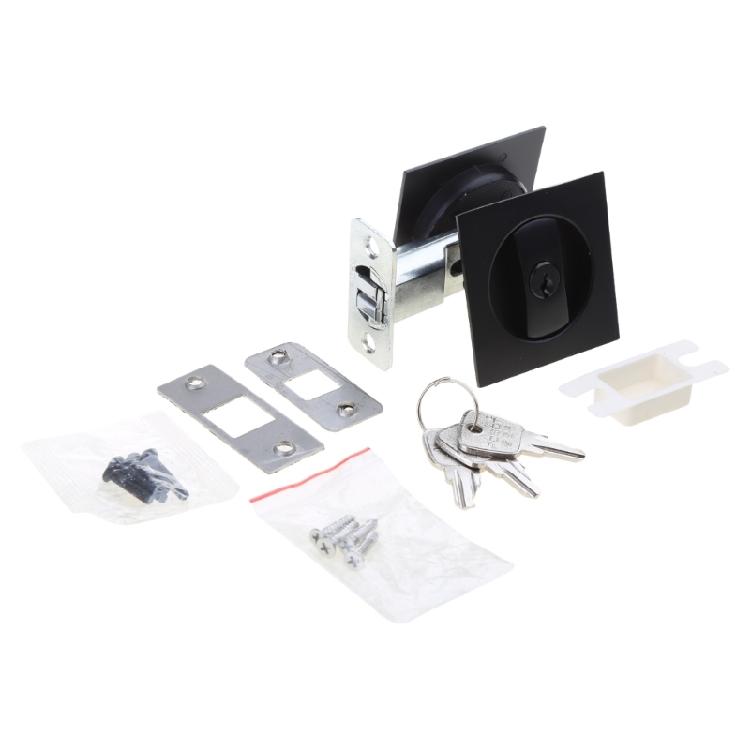 Invisible Recessed Door Lock for Sliding-Door Stainless Steel Privacy Door-Latch