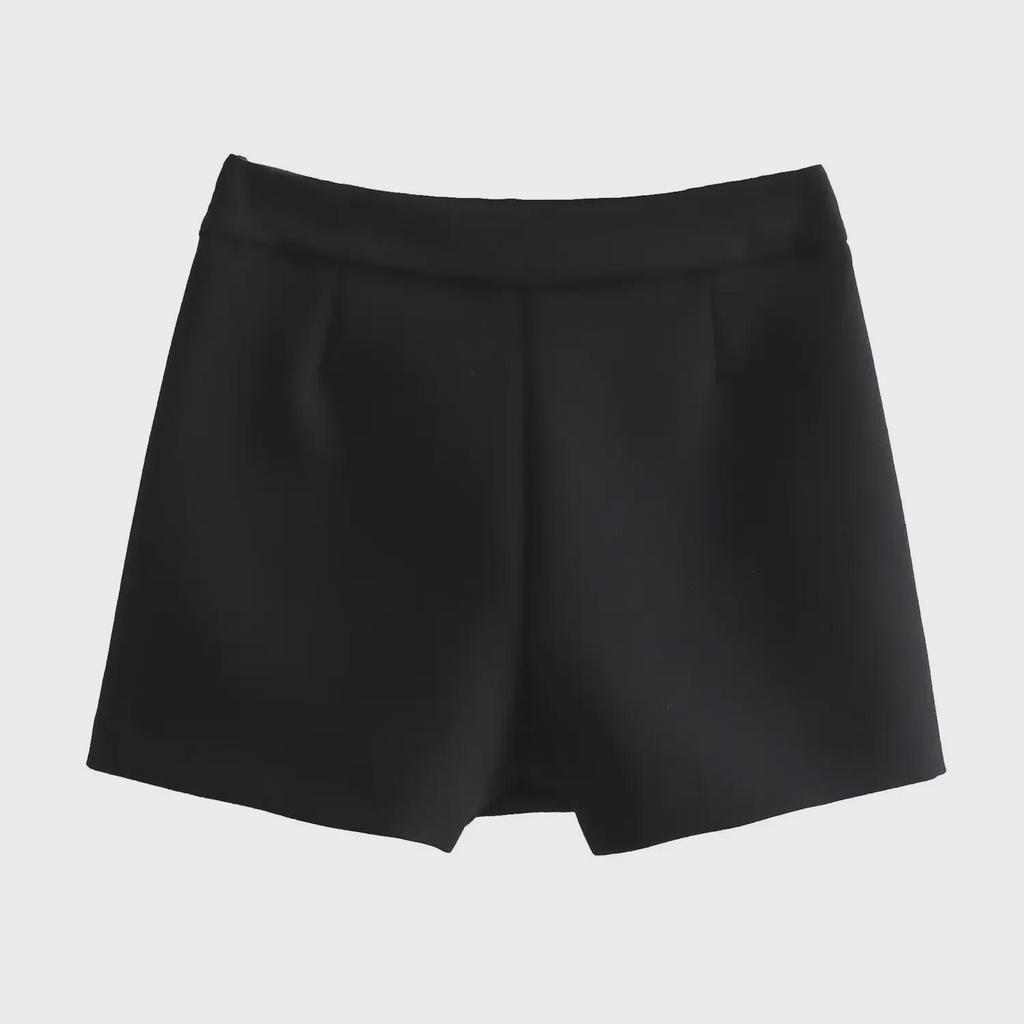 2023 Autumn European & American Women's Asymmetrical Three-Color Casual Skirt Pants