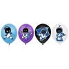 Space Robot-Themed Birthday Party Decorations: Banner, Cake Picks, and Balloon Set