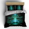 Glowing tree with patterns. Bedding sets Duvet cover sets Duvet covers Pillowcases(1 * Duvet Cover 2 * Pillowcases without duvet insert)