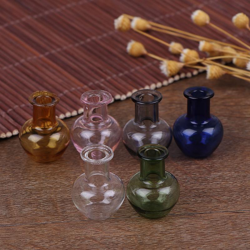 Casă de păpuși de tip multiplu de culori practice, mini mobilă, model, accesorii, vază de sticlă