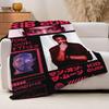 American Rapper Kid Cudi Blanket For Sofa Office Bed Plane Travel Sleep Read Relax Camping Soft And Warm