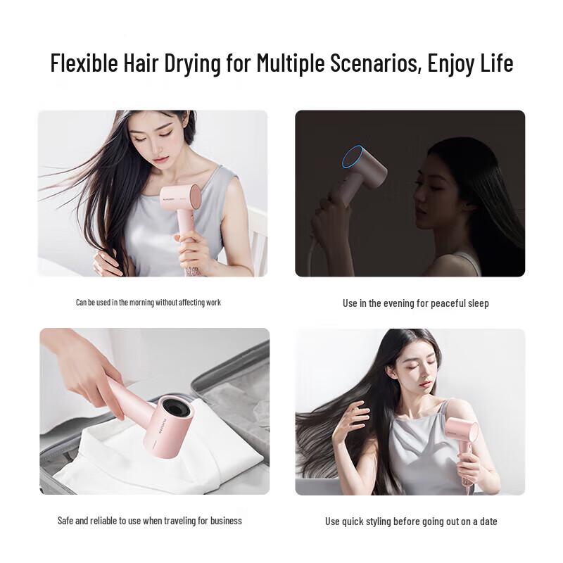 FLYCO High-Speed Ionic Hair Dryer CN plug (adapter included)