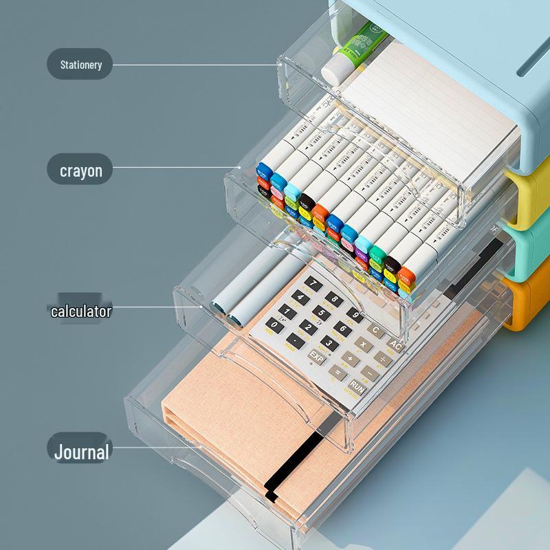 Desktop Drawer Organizer for Cosmetics and Stationery