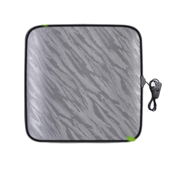 Universell Sittkudde Värmekudde med Halkfri Undersida Varm Sittdyna för Bil SUV Säte