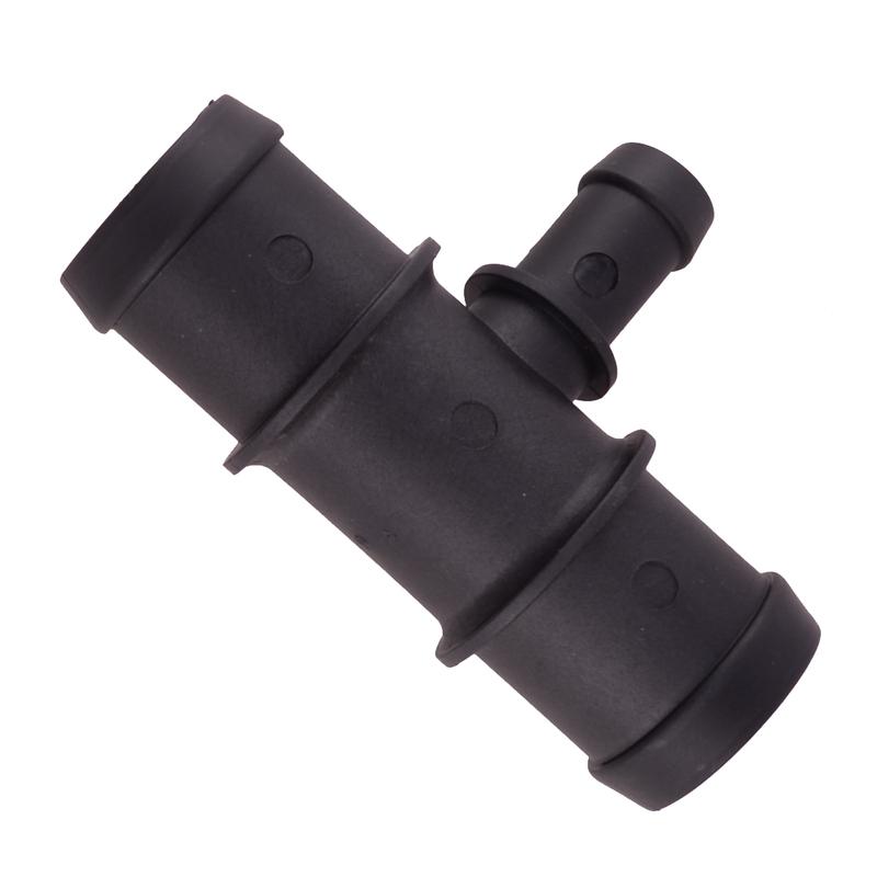 1-1/4" 5/4 5/8" 32mm 16mm T-kus Hadice topení Konektor Příruba pro chladicí vodu Černý plast Vhodné pro univerzální použití