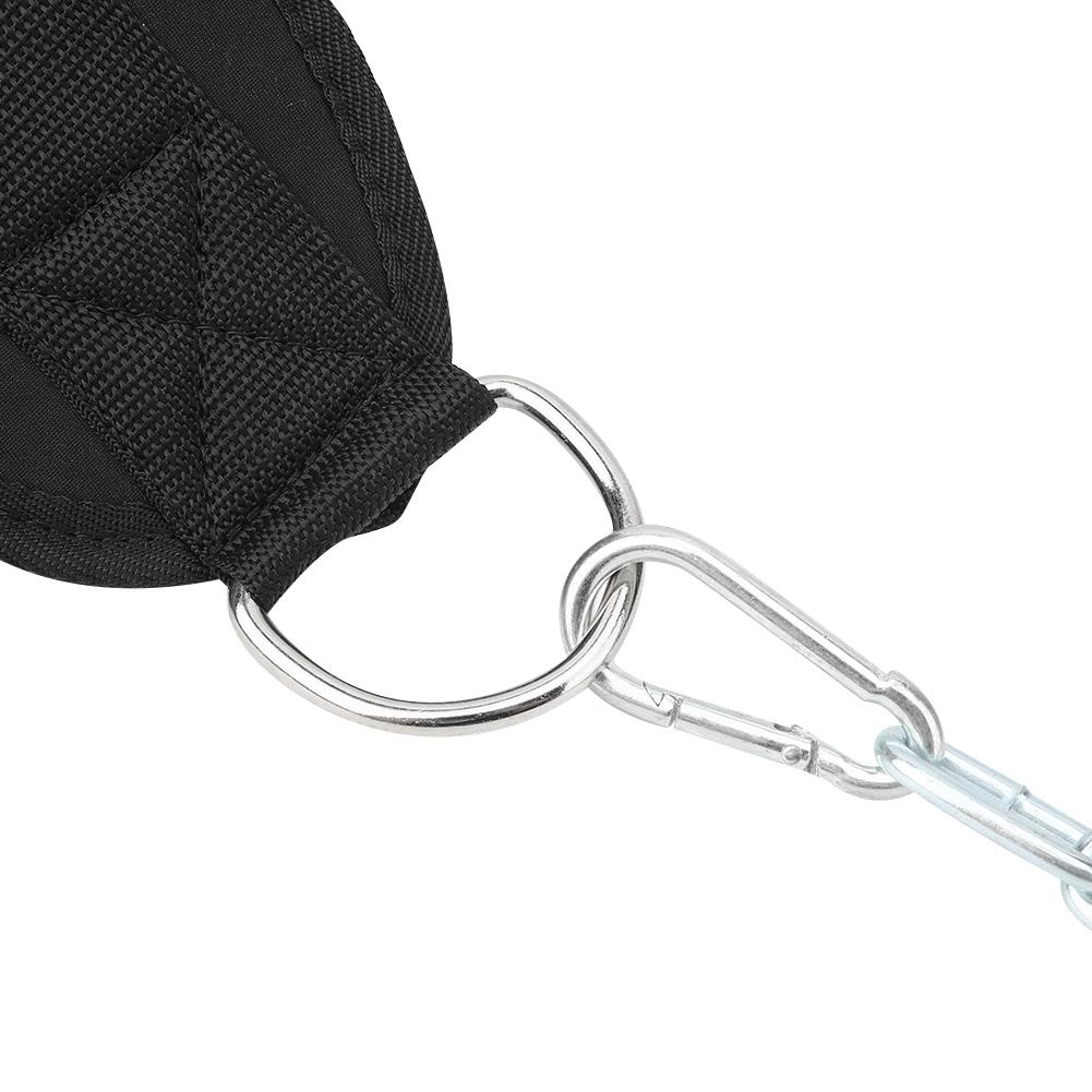 Pull Up Half Length Power Weighted Dip Belt Gym Sports Barbell Slice Fitness Equipment Dual Ring