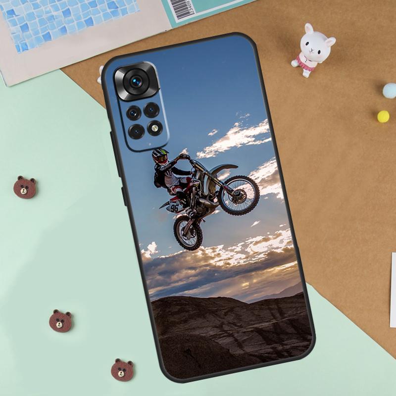 

Moto Cross Motorcycle Sport Case For Xiaomi Redmi 14C 10C 12C 13C Cover For Redmi Note 13 Pro 14 9 10 11 12 10S 11S 12S Redmi Note 14 Pro 5G